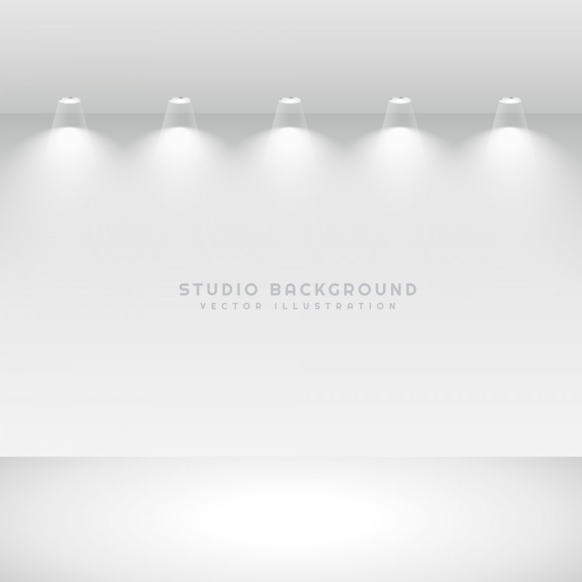 Белый фон с подсветкой