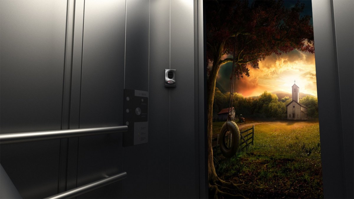 Лифт для дверей большой