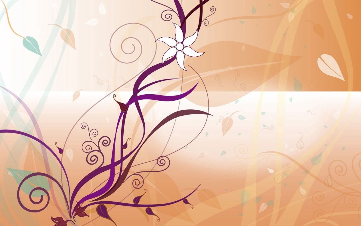 Абстрактные цветочные узоры