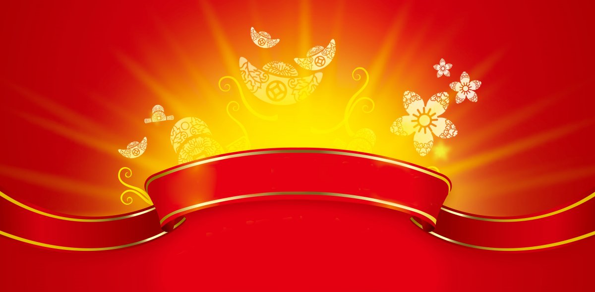 Фон красный с золотом