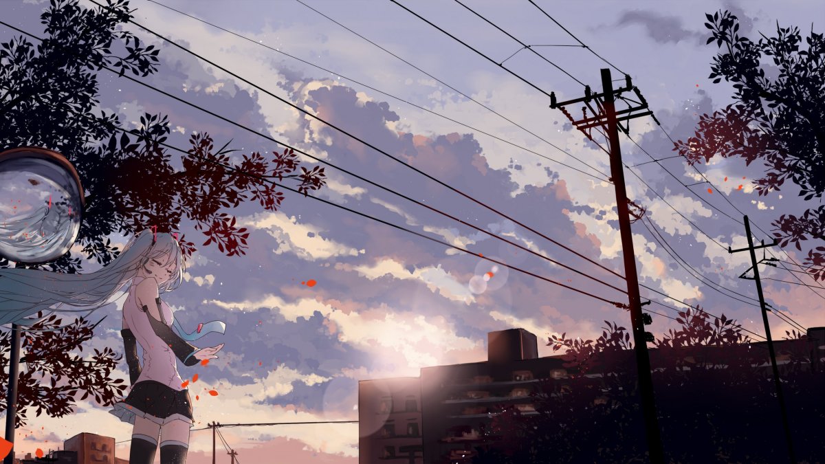 Аниме дождь