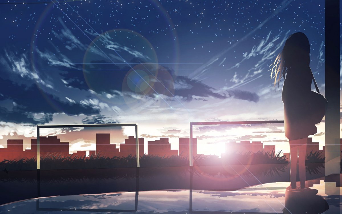 Аниме пейзаж