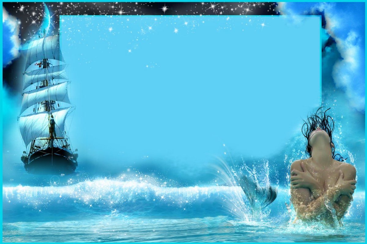 Рамка морская тематика