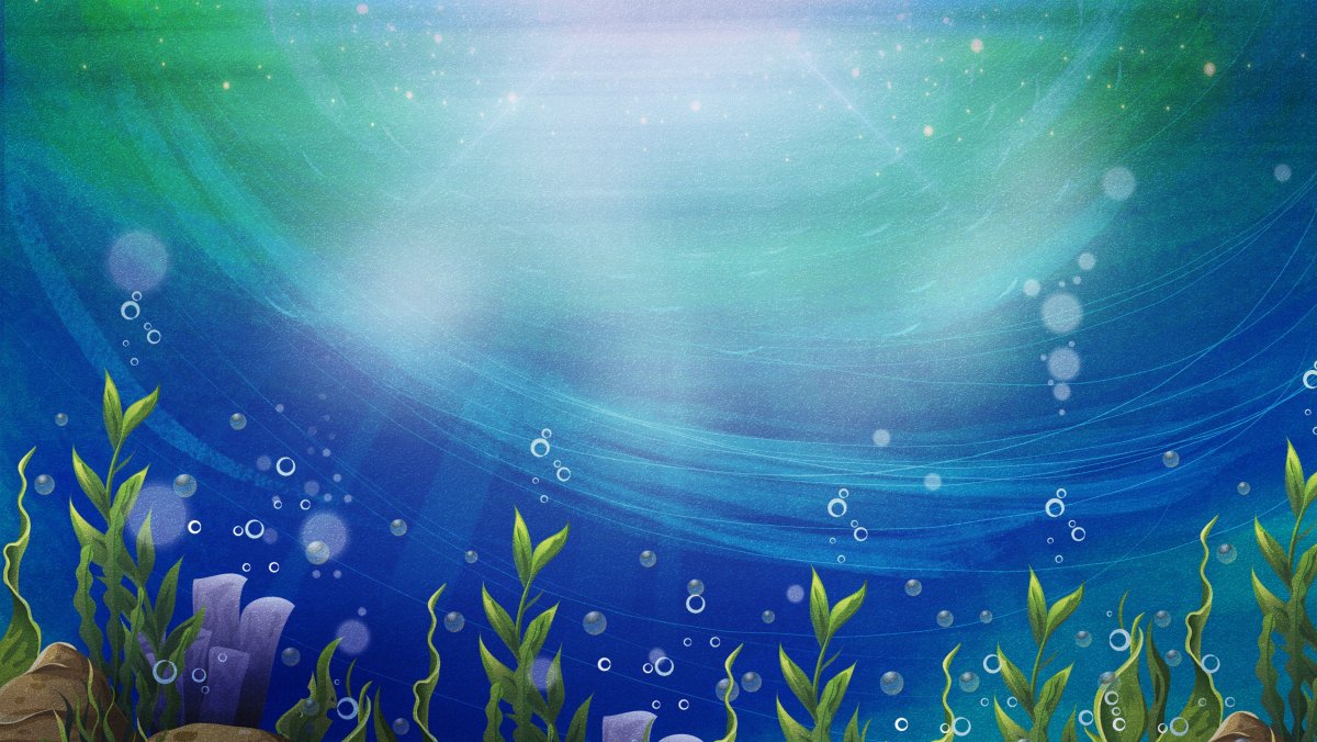 Морское дно мультяшное