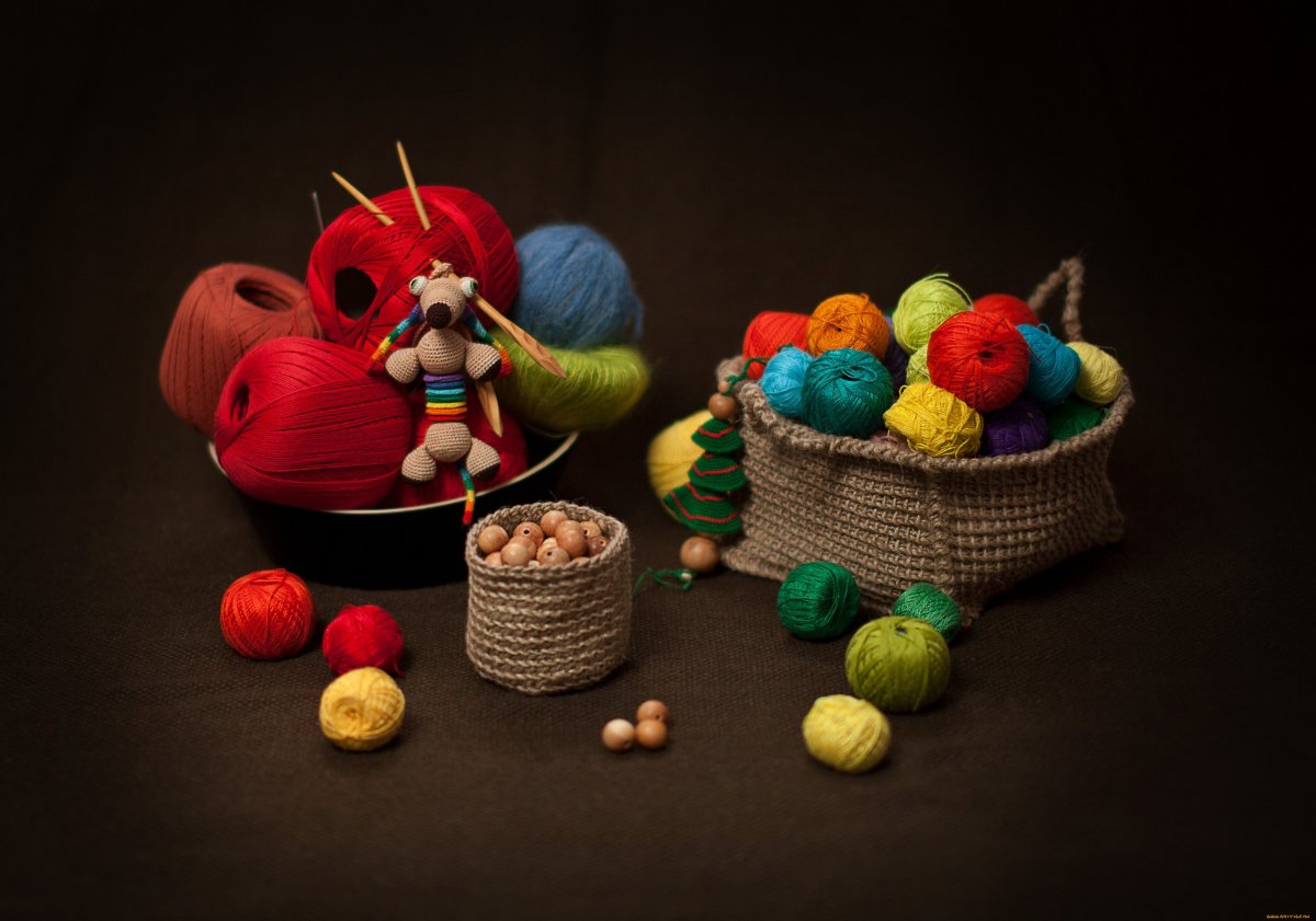 Мотки пряжи