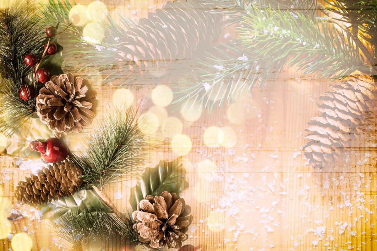 Новогодний фон для открытки