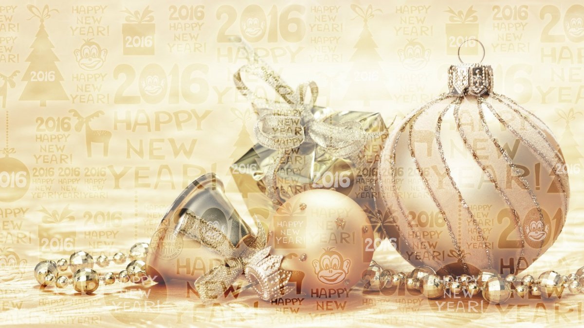 Обои новый год Винтажные