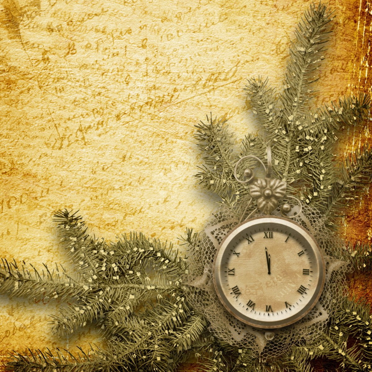 Часы новогодние