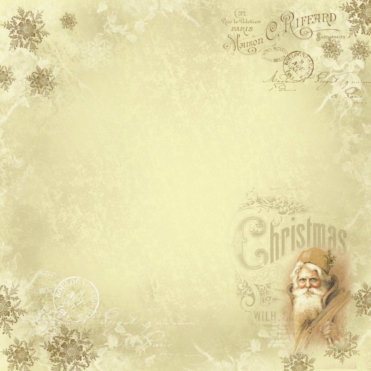 Винтажные новогодние фоны