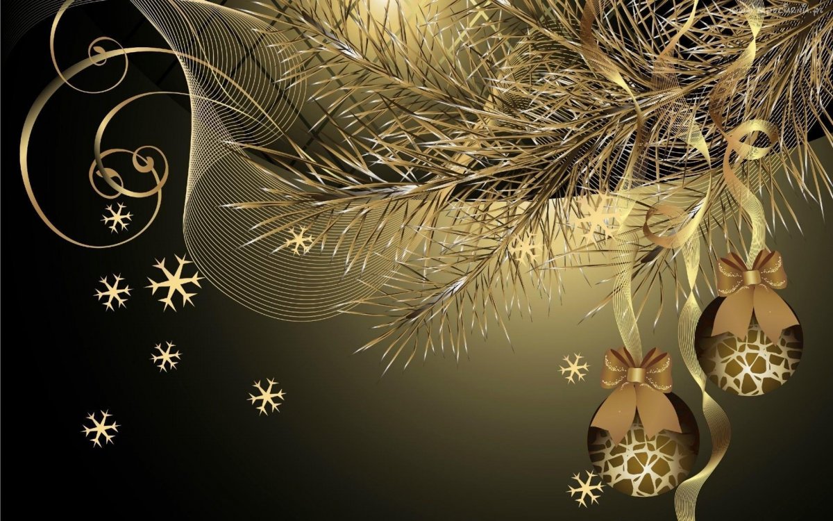 Зимний новогодний фон