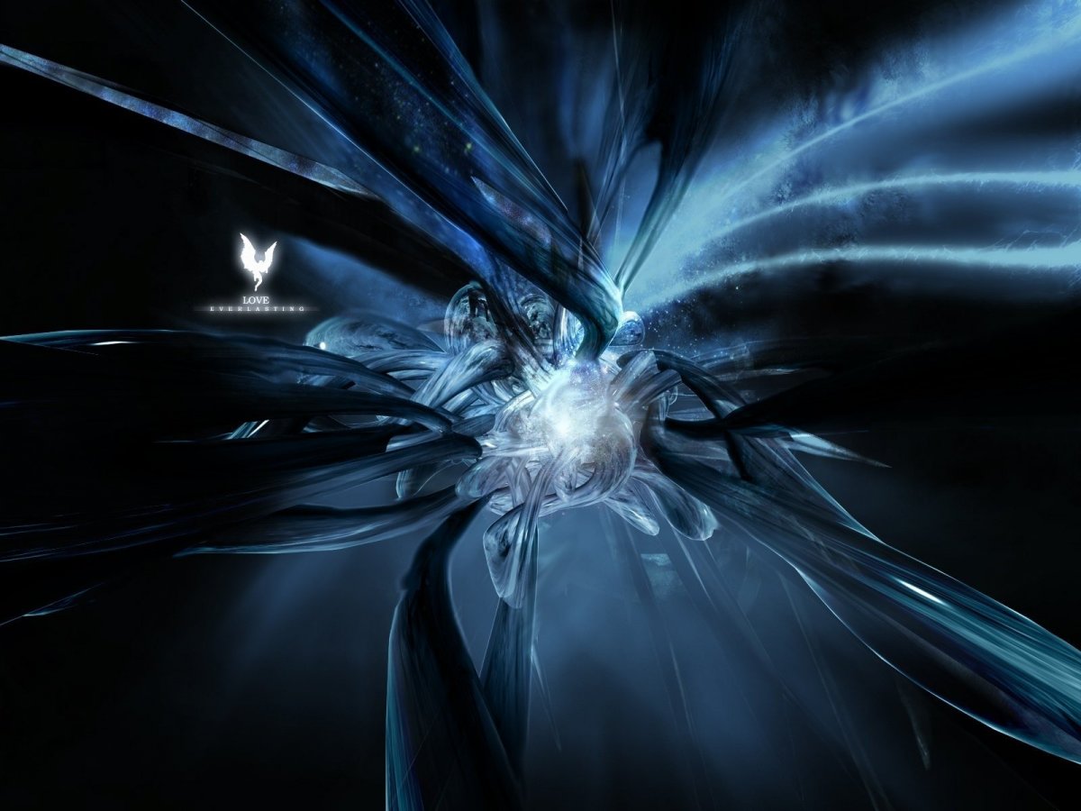 Свет во тьме абстракция