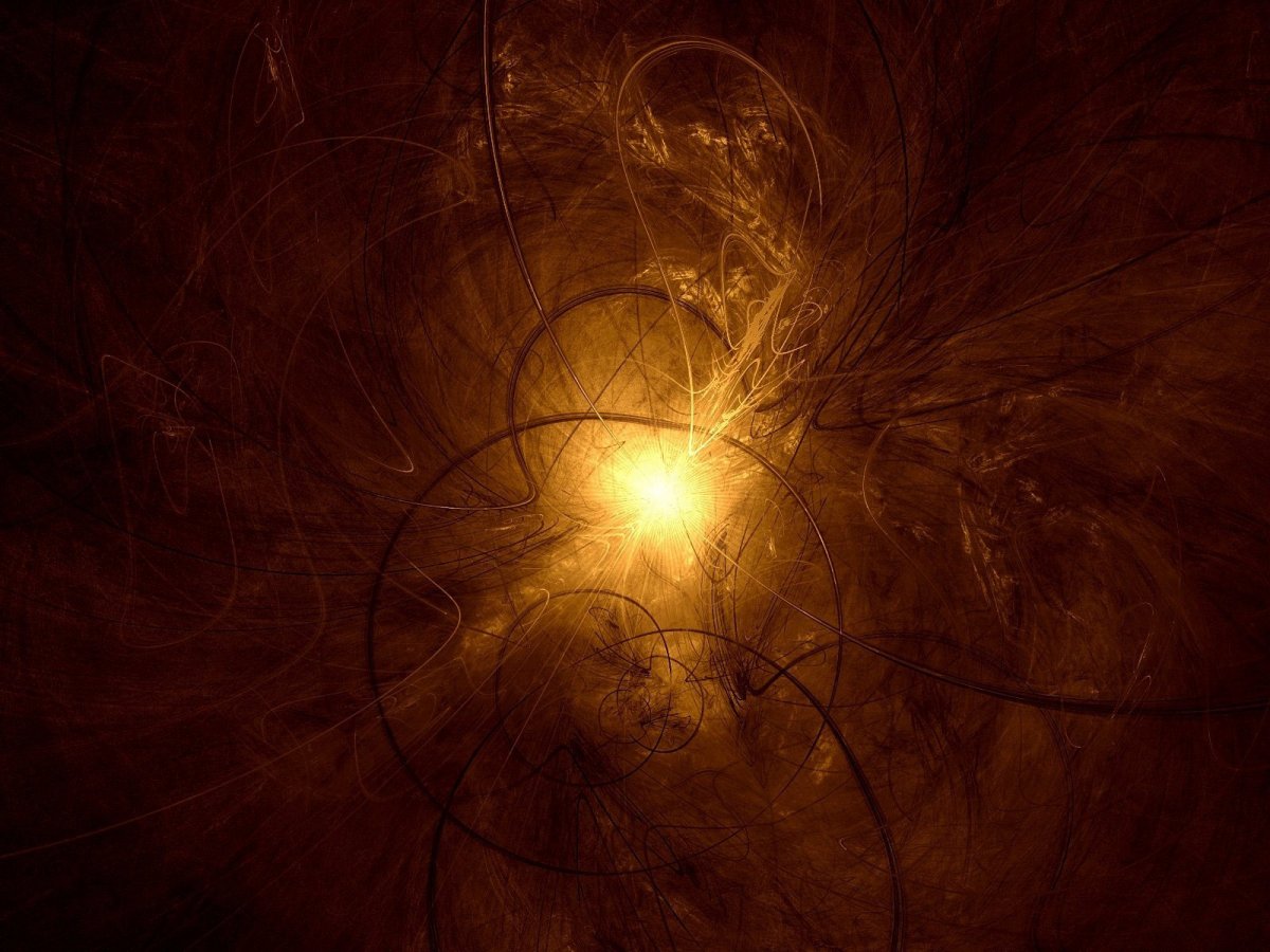 Свет во тьме абстракция