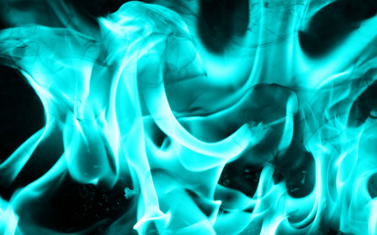 Сине зелёный огонь