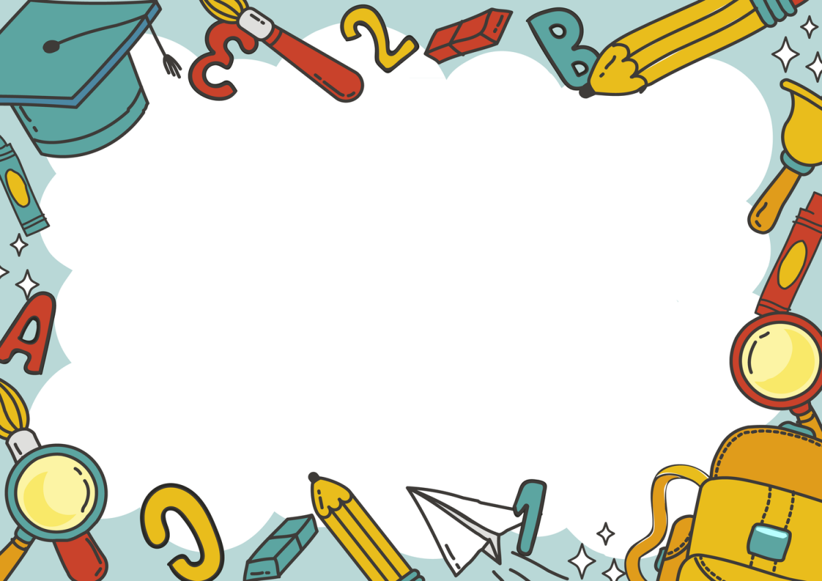 Веселые школьные рамки