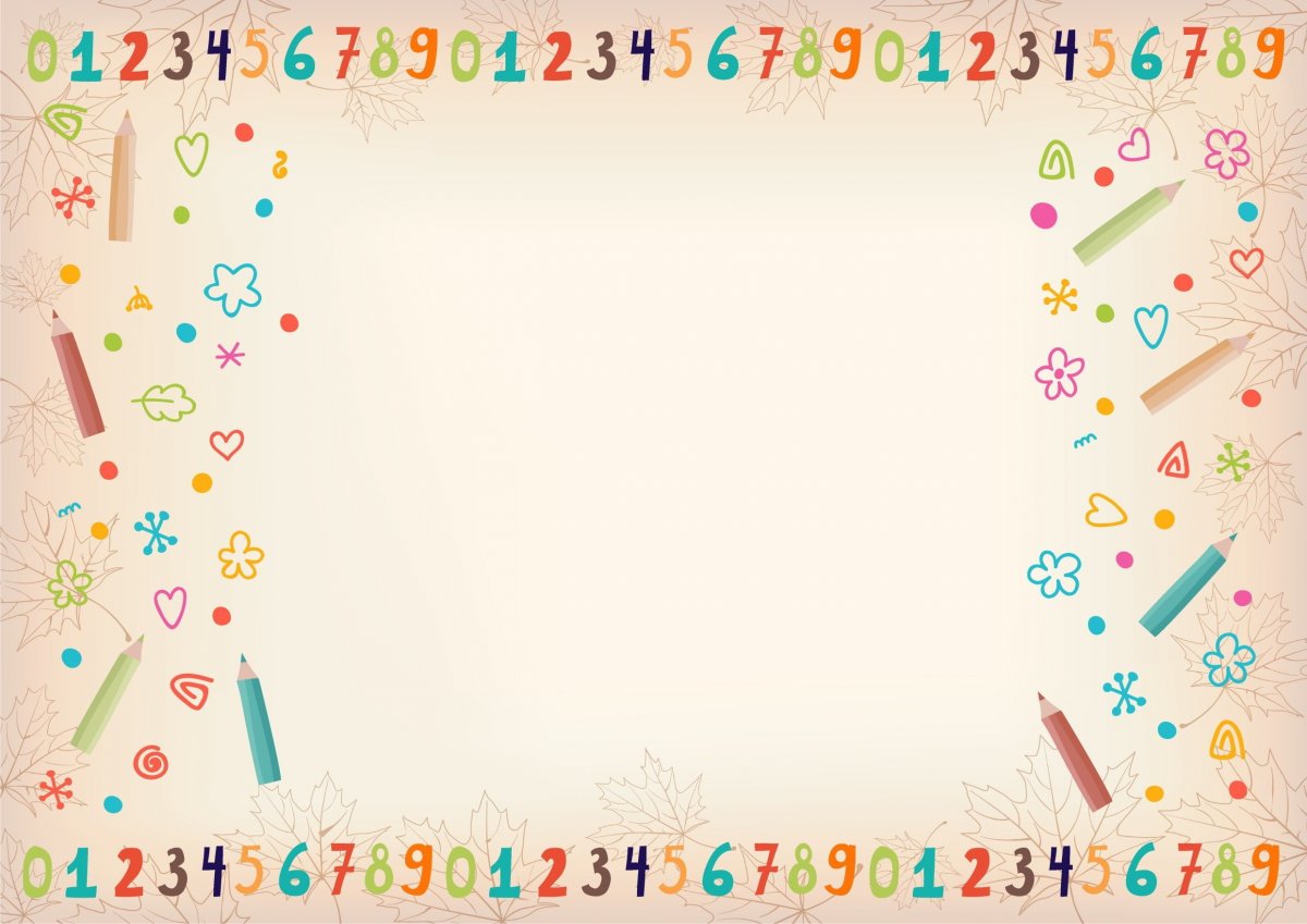 Математический фон для детей