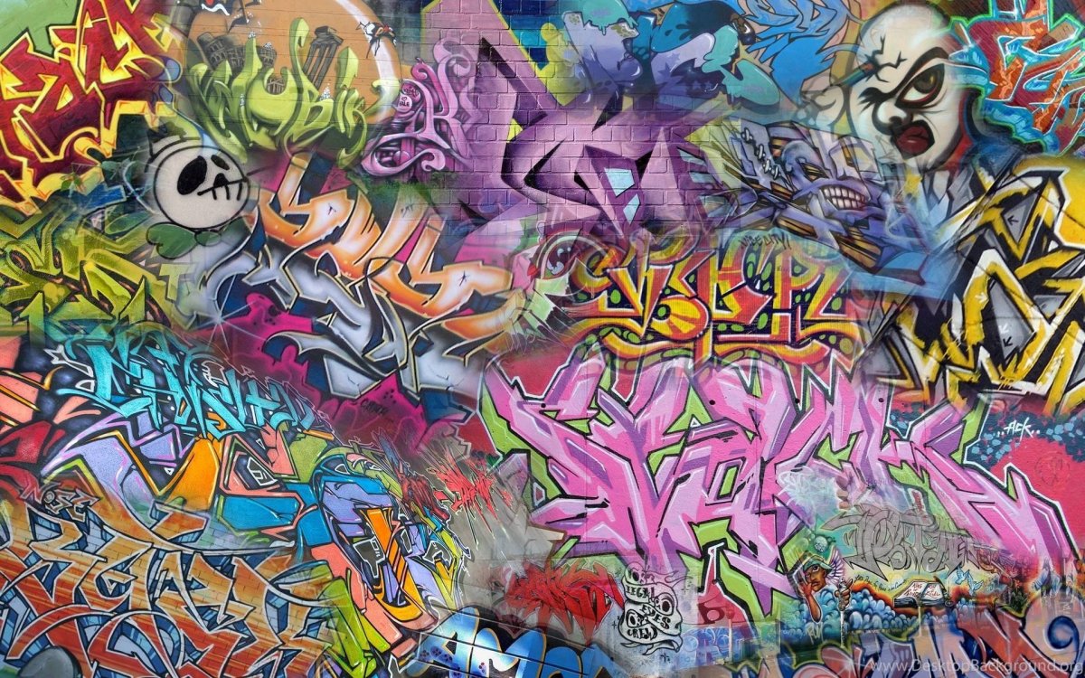 Обои граффити