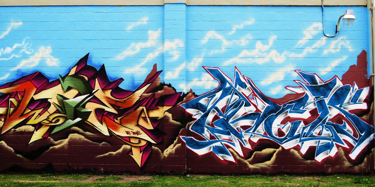 Граффити на стене