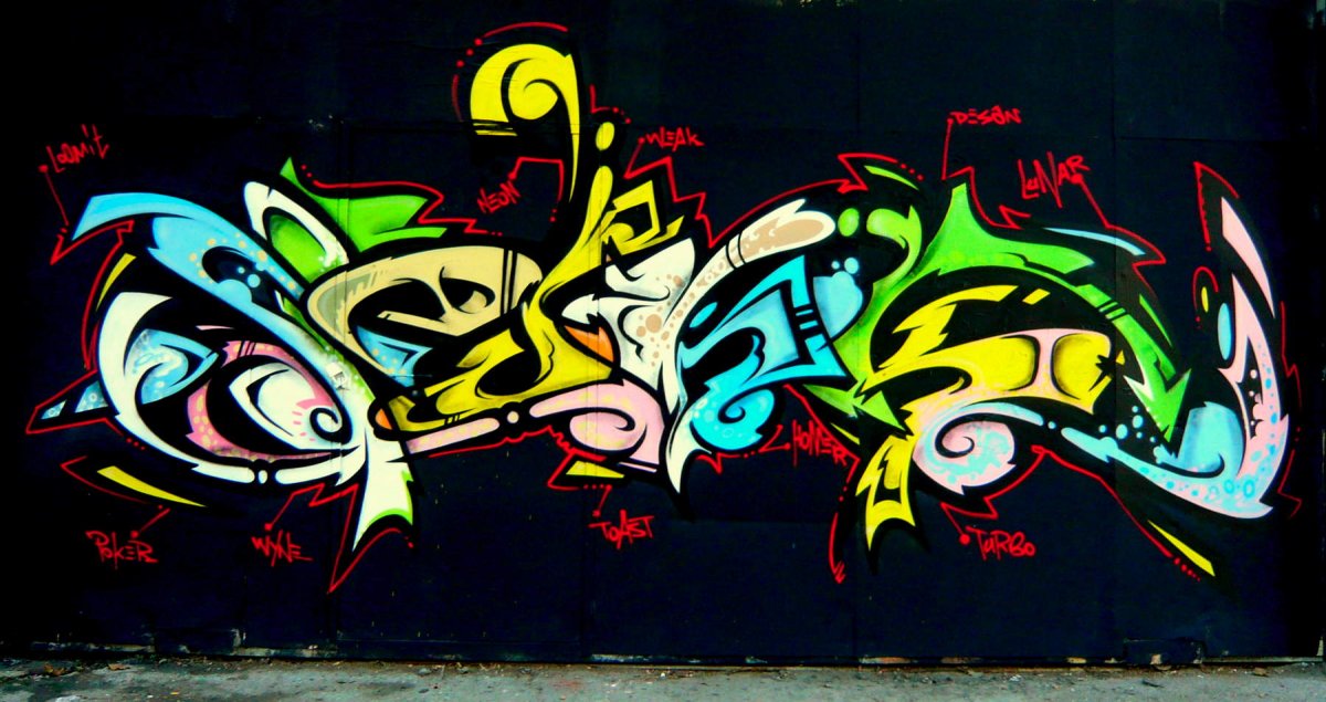 Заставка граффити