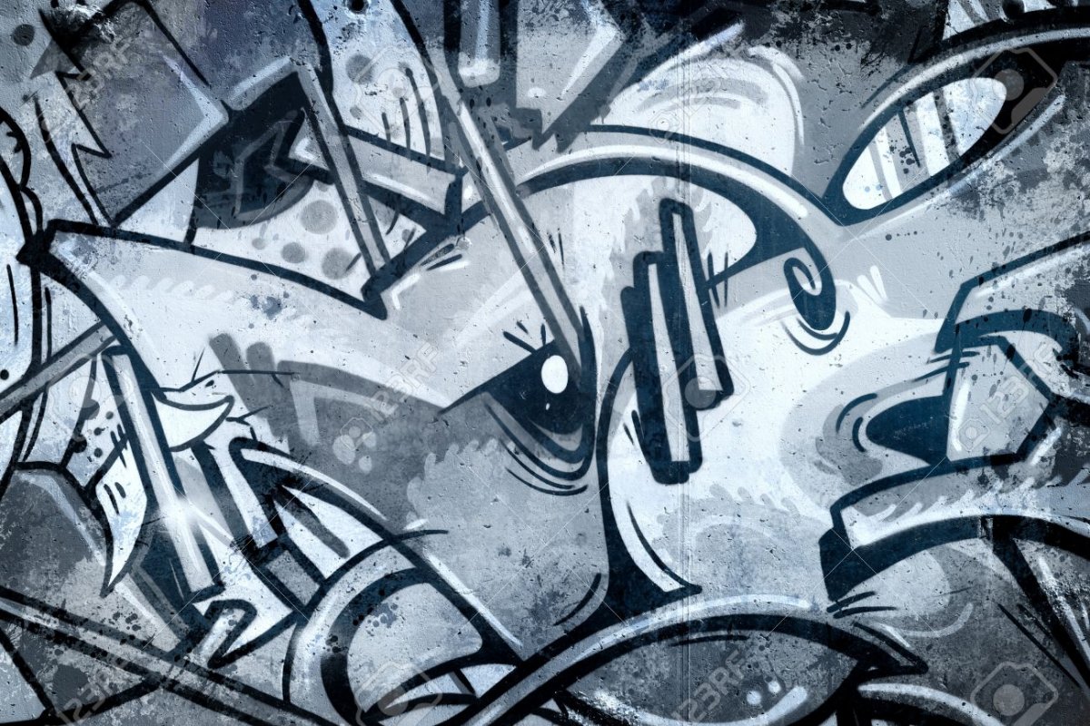Граффити серое