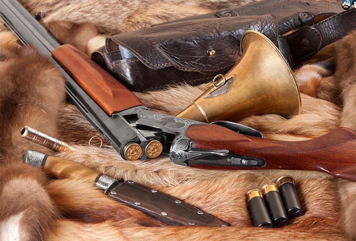 Охотничьи ружья и ножи