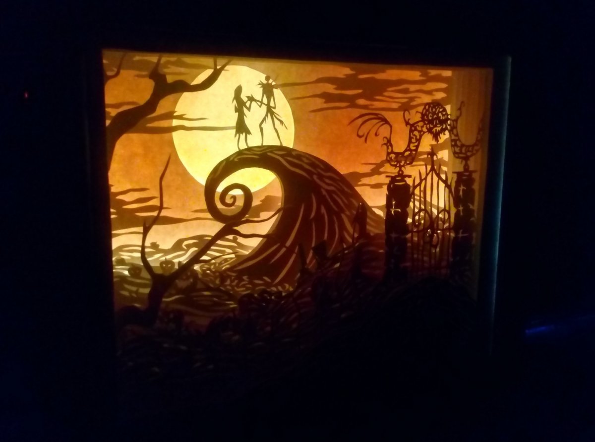 Лайтбокс Хэллоуин