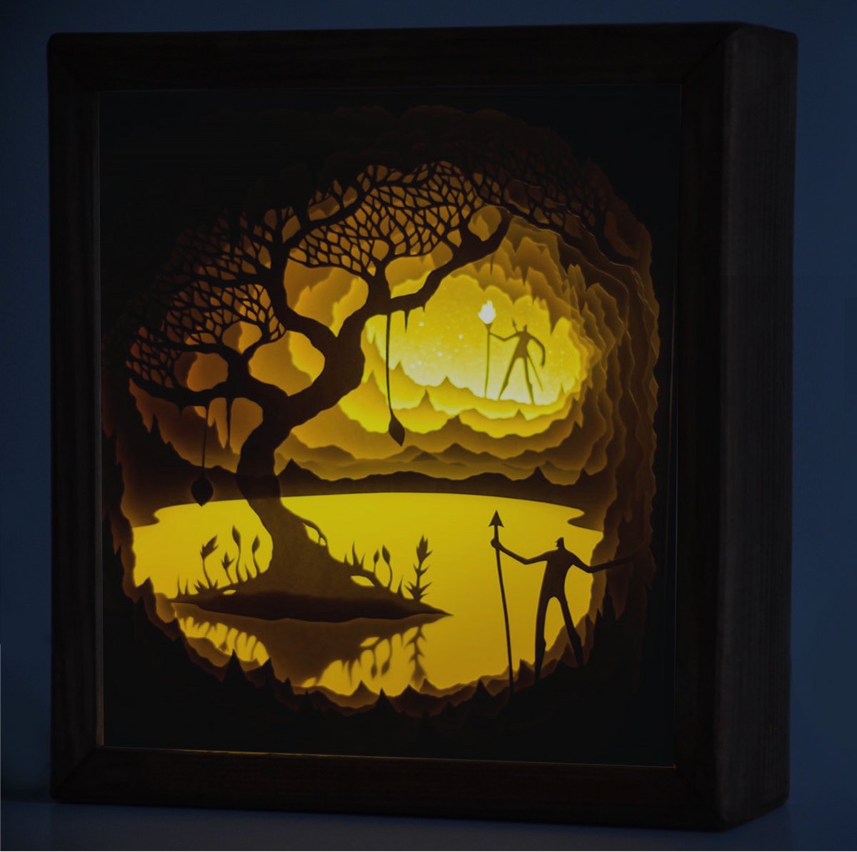 Картина светильник ночник