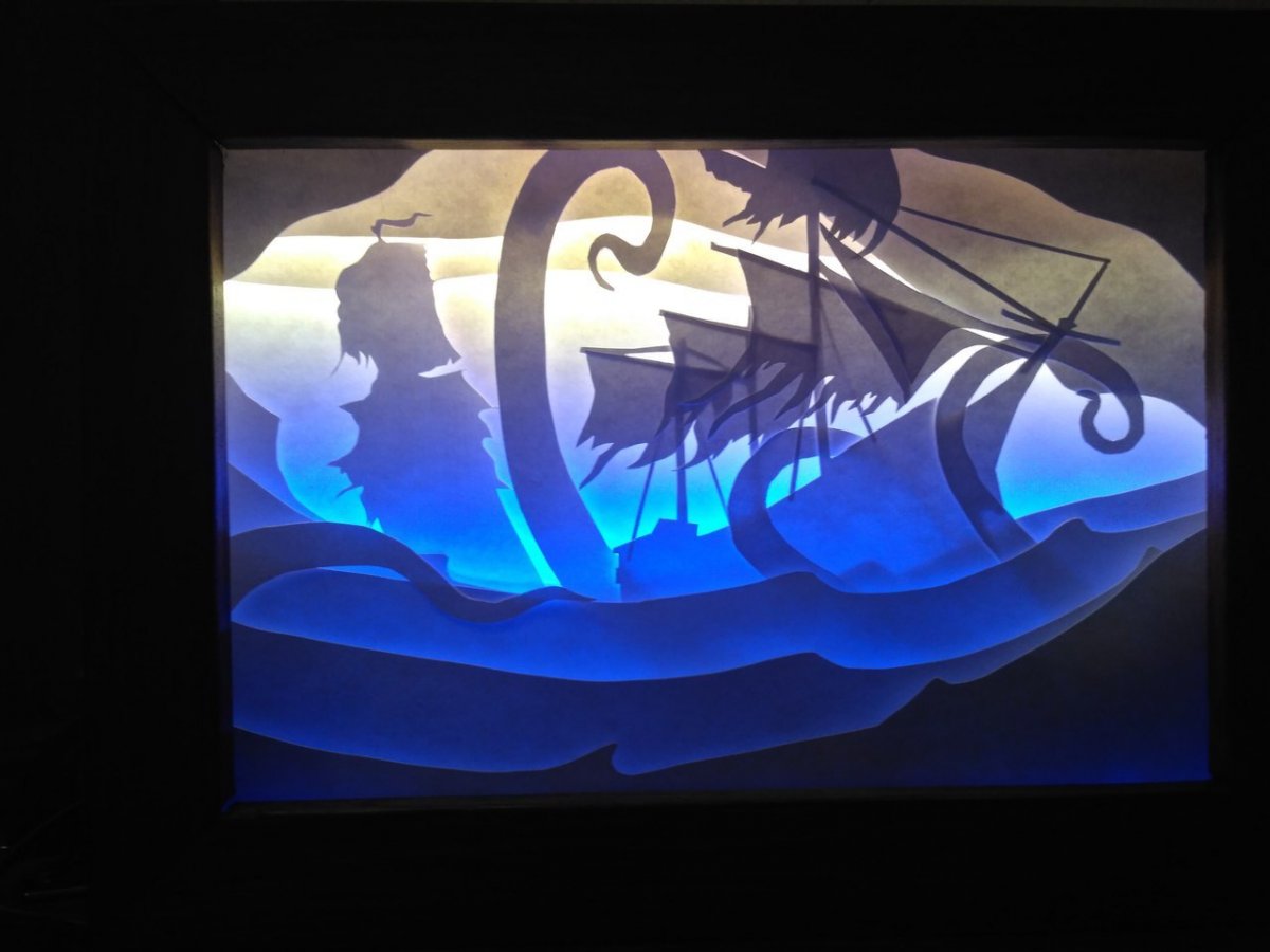 Лайтбокс из фанеры