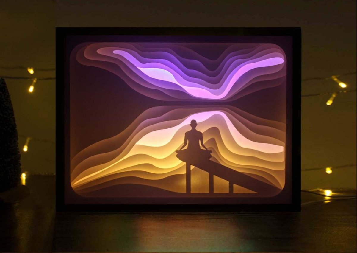 Бумажный ночник