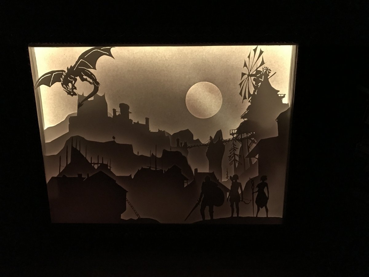 Лайтбокс в Восточном стиле