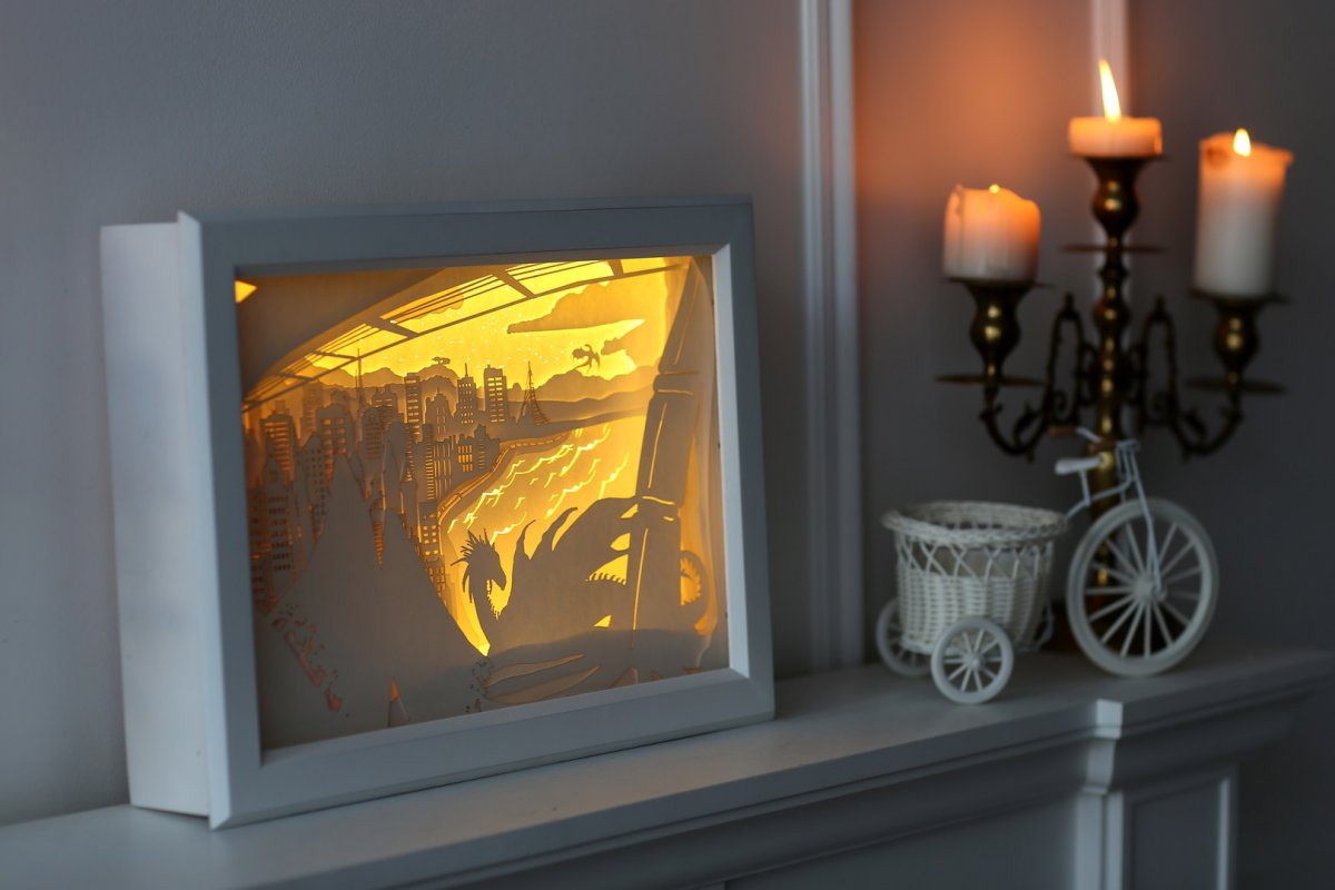 Трафареты для лайтбокса Париж