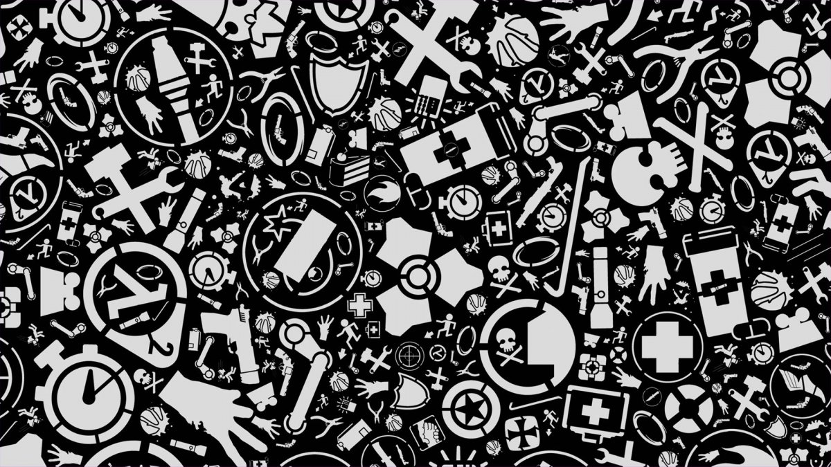 Крутые чёрнобелые обои