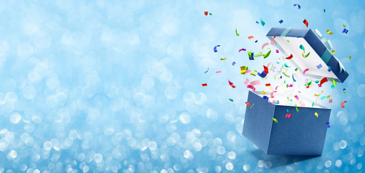 Конфетти из коробки