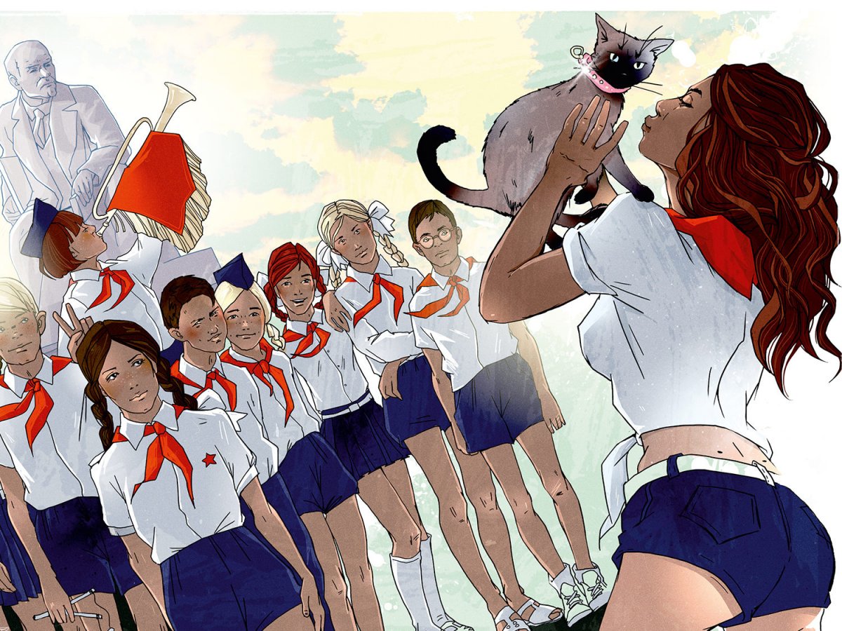 Пионерка арт