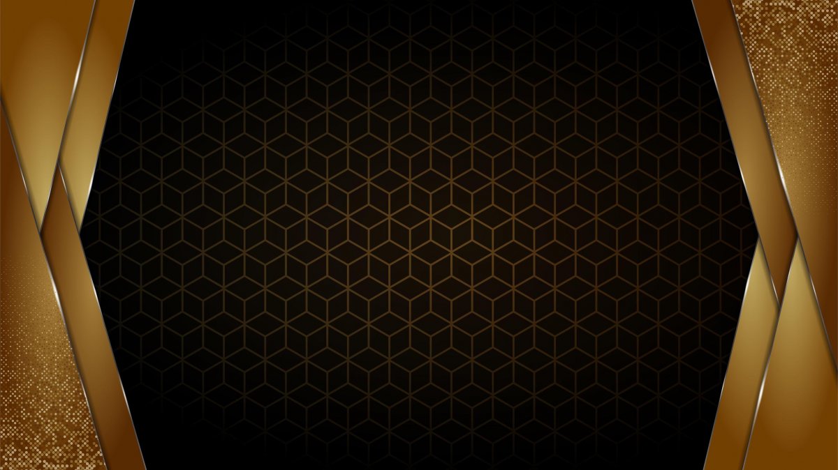 Черно золотой фон