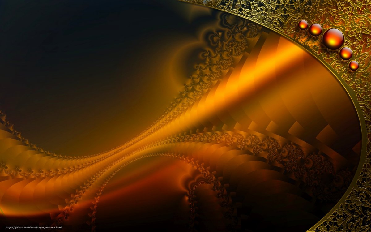 Абстракция с золотом