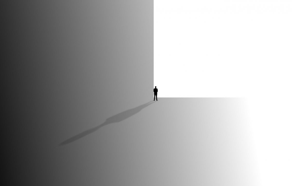 Фон с тенью