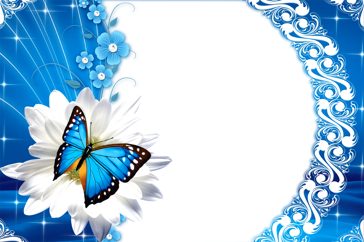 Красивые рамочки с бабочками