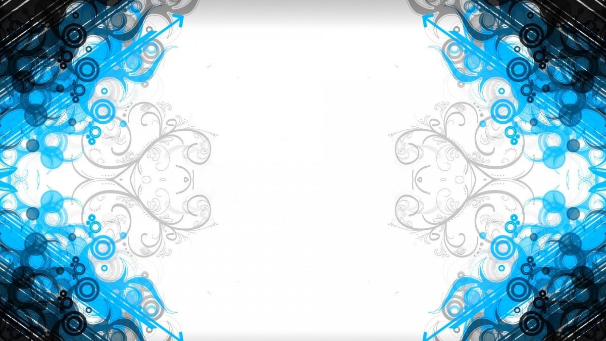 Синий фон с узорами