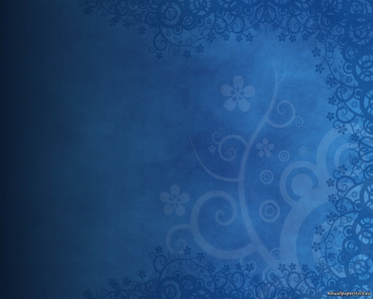 Синий фон с узорами