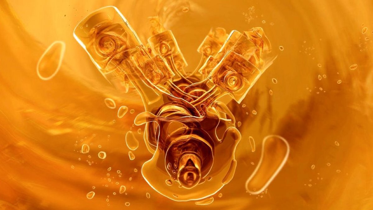 Моторное масло фон