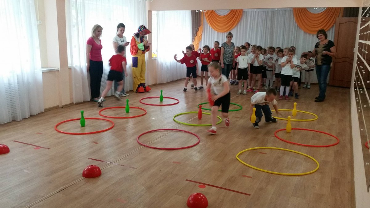 Веселые старты в детском саду