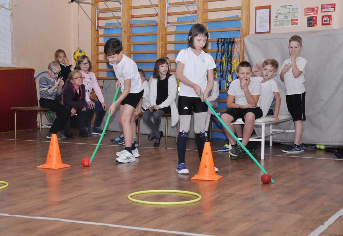 Весёлые старты для детей начальных классов