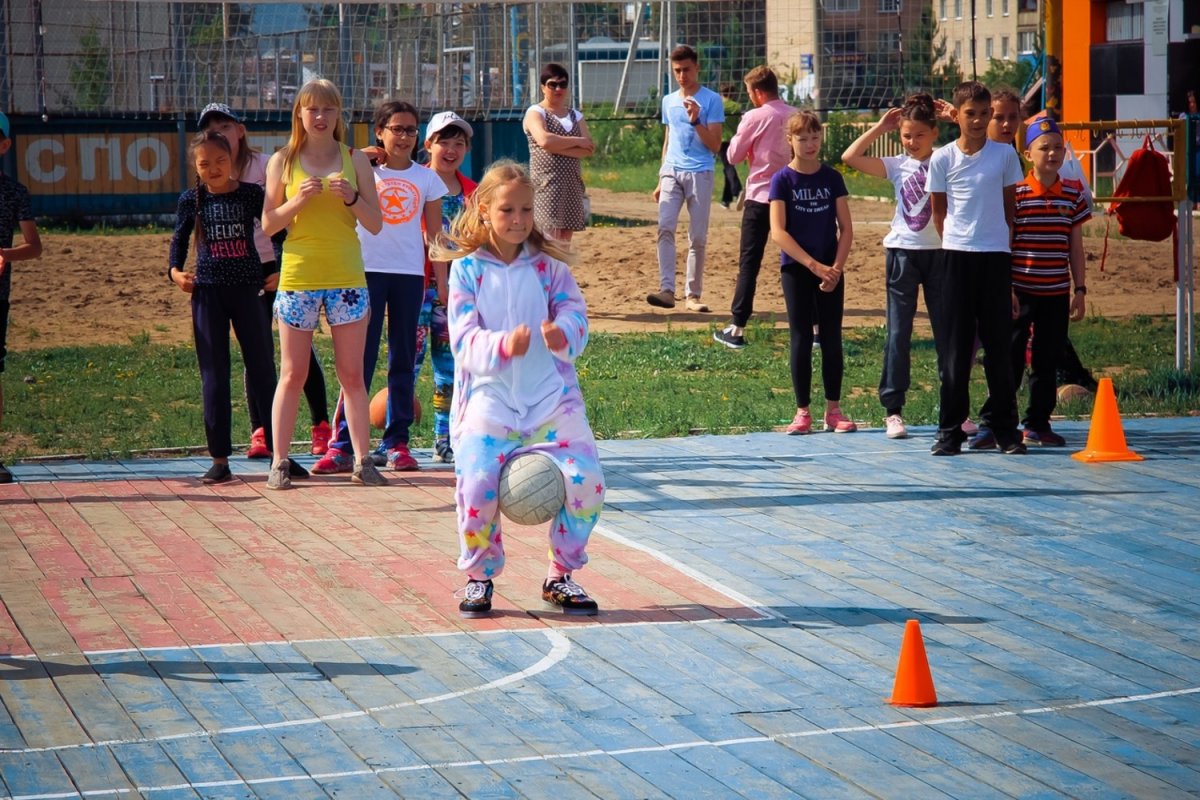 Веселые старты для школьников