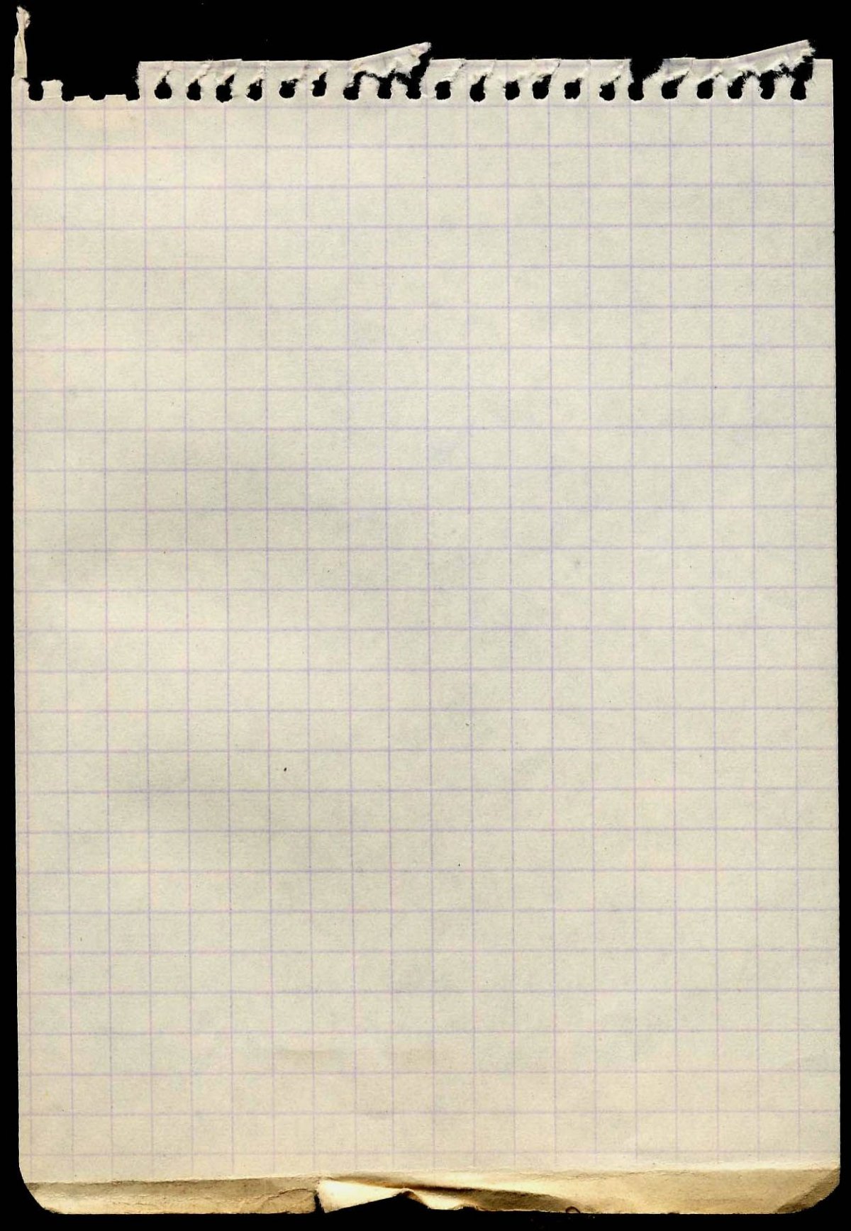 Лист бумаги в клетку