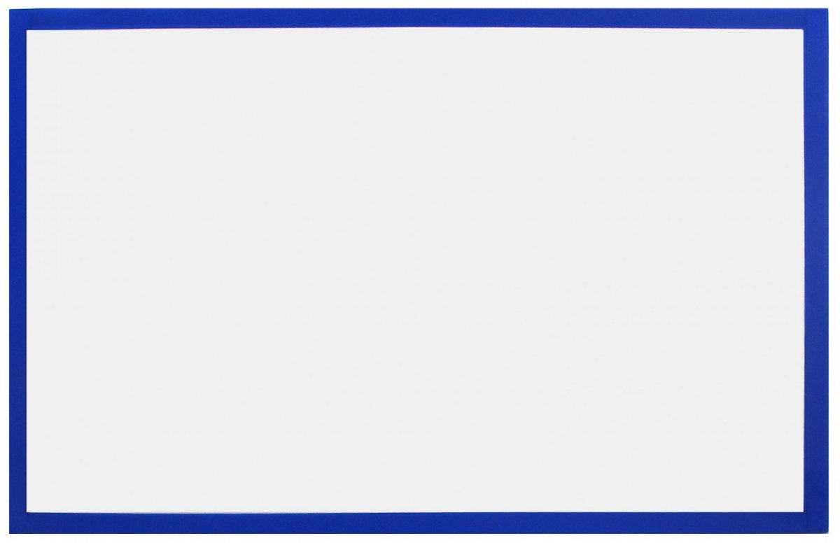 Голубая рамка на прозрачном фоне