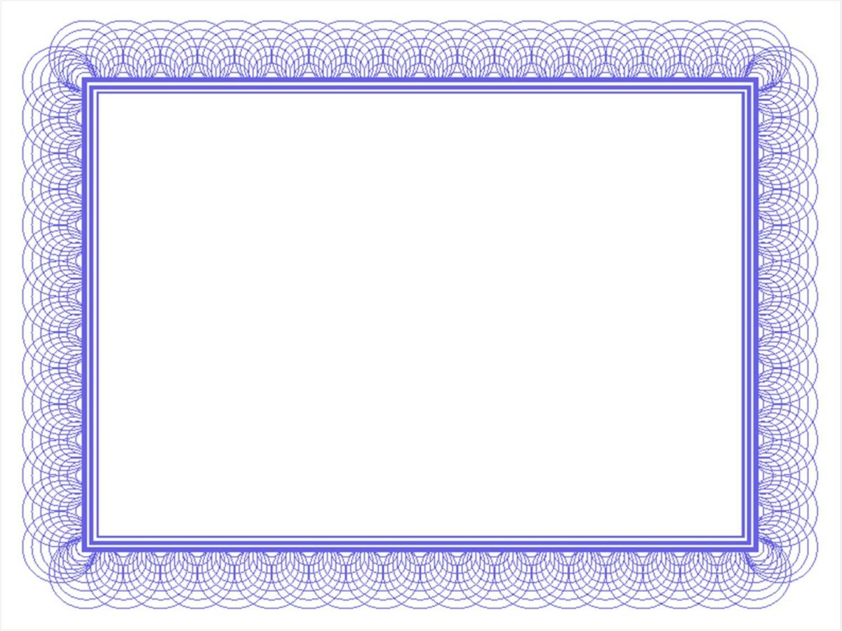 Рамка темно синяя