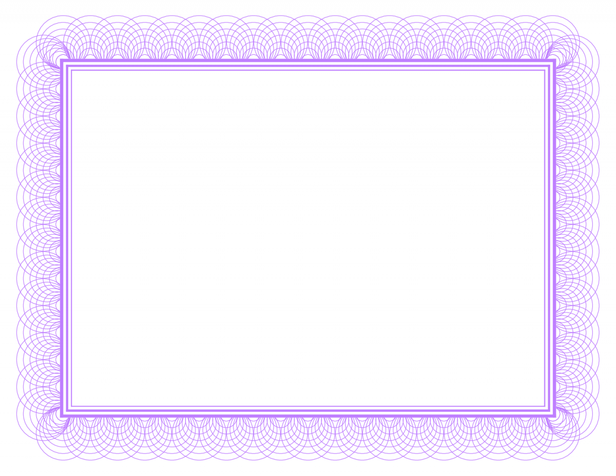 Рамка для сертификата