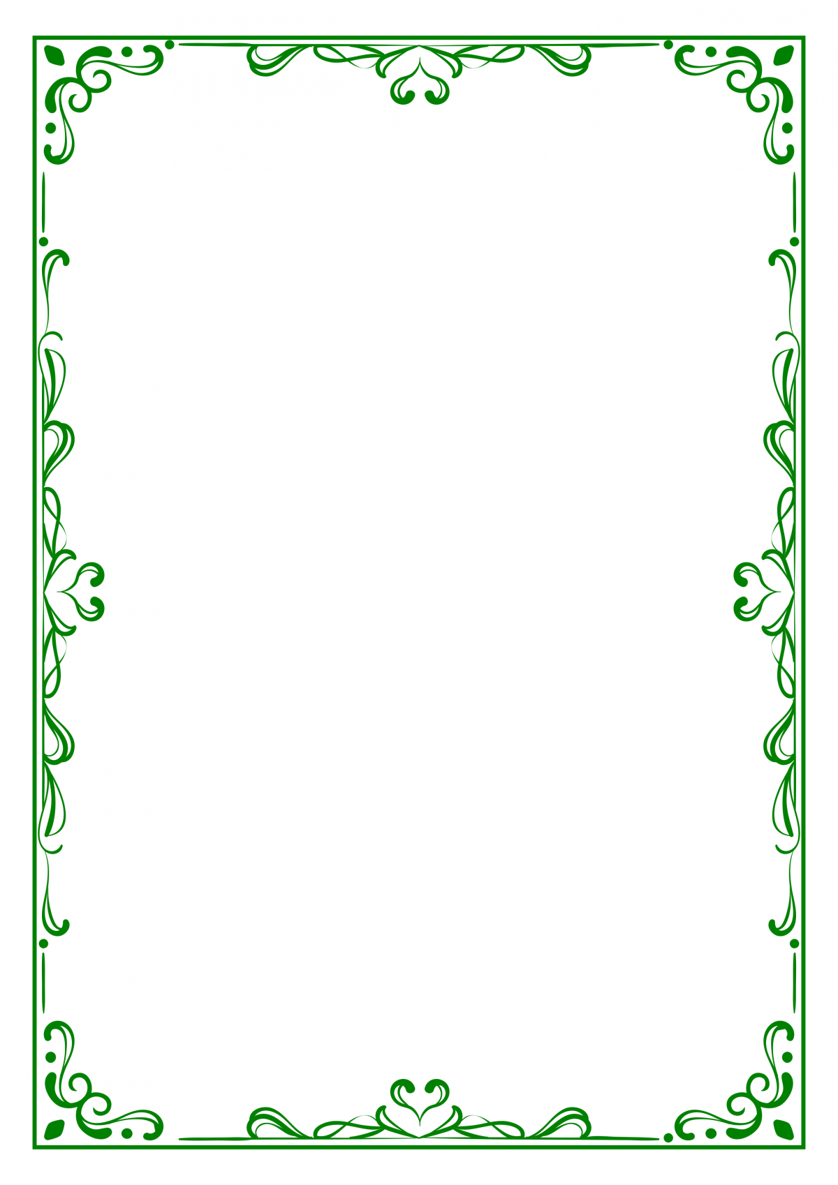 Красивые зелёные узоры