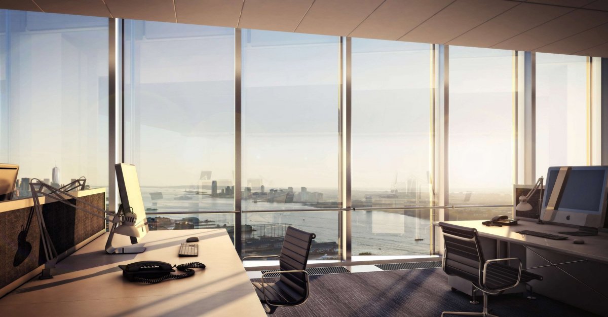Офис с панорамными окнами