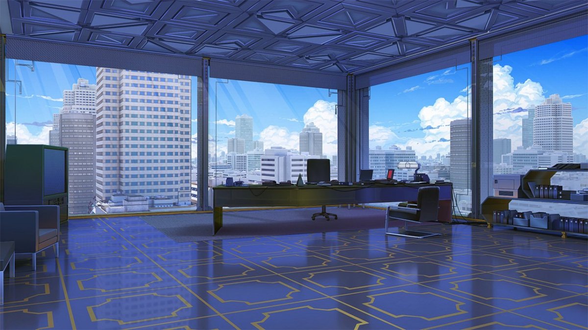 Офисное здание аниме